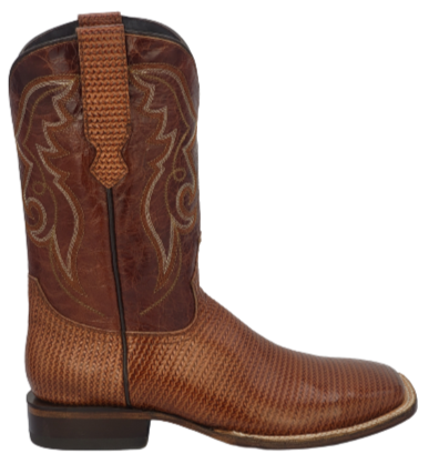 Silverton Arkansas All Leather Wide Square Toe Boots (Shedron)