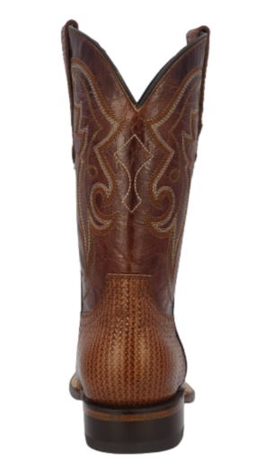 Silverton Arkansas All Leather Wide Square Toe Boots (Shedron)