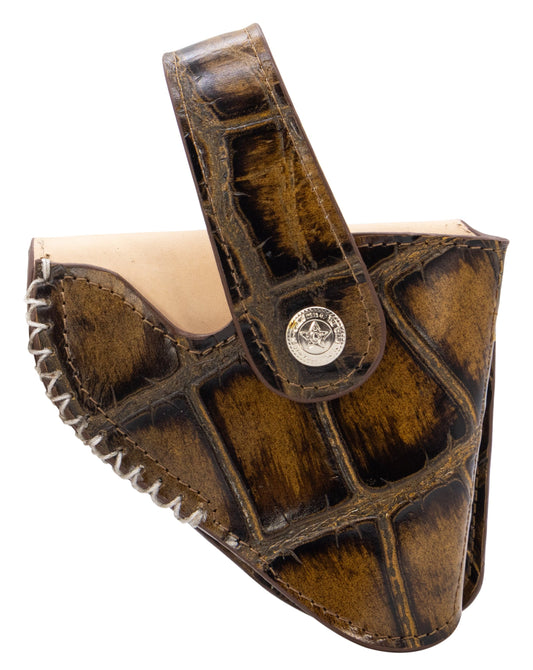 Silverton Blake All Leather Cowboy Gun Holster (Swamp)