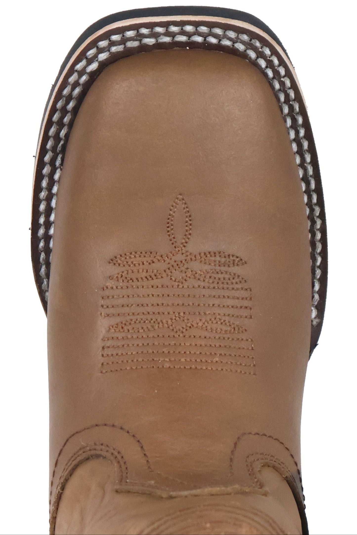 Silverton Kids Patriot All Leather Wide Square Toe Boots (Tobacco)