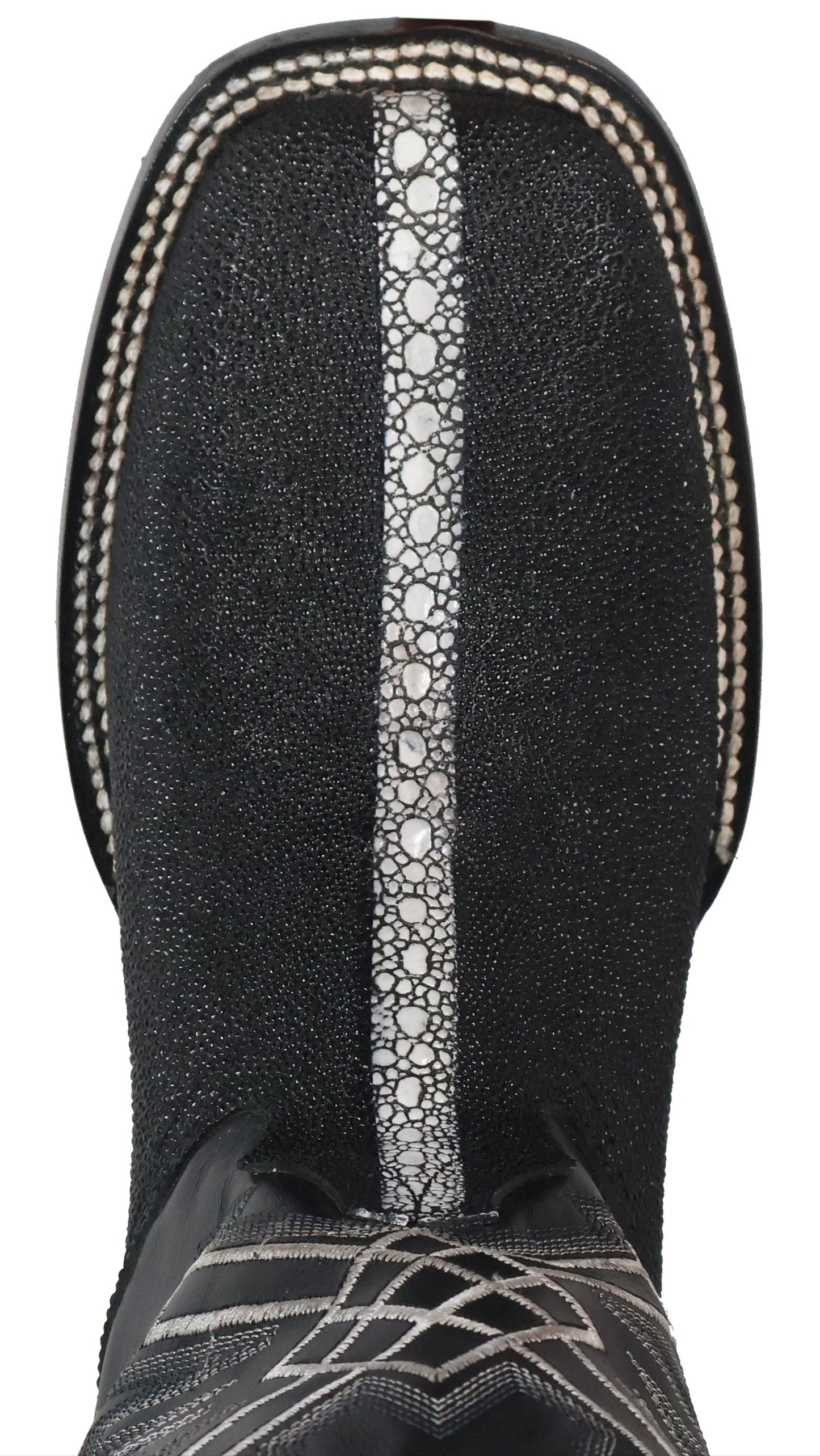 Silverton Brentwood All Leather Wide Square Toe Boots (Black)