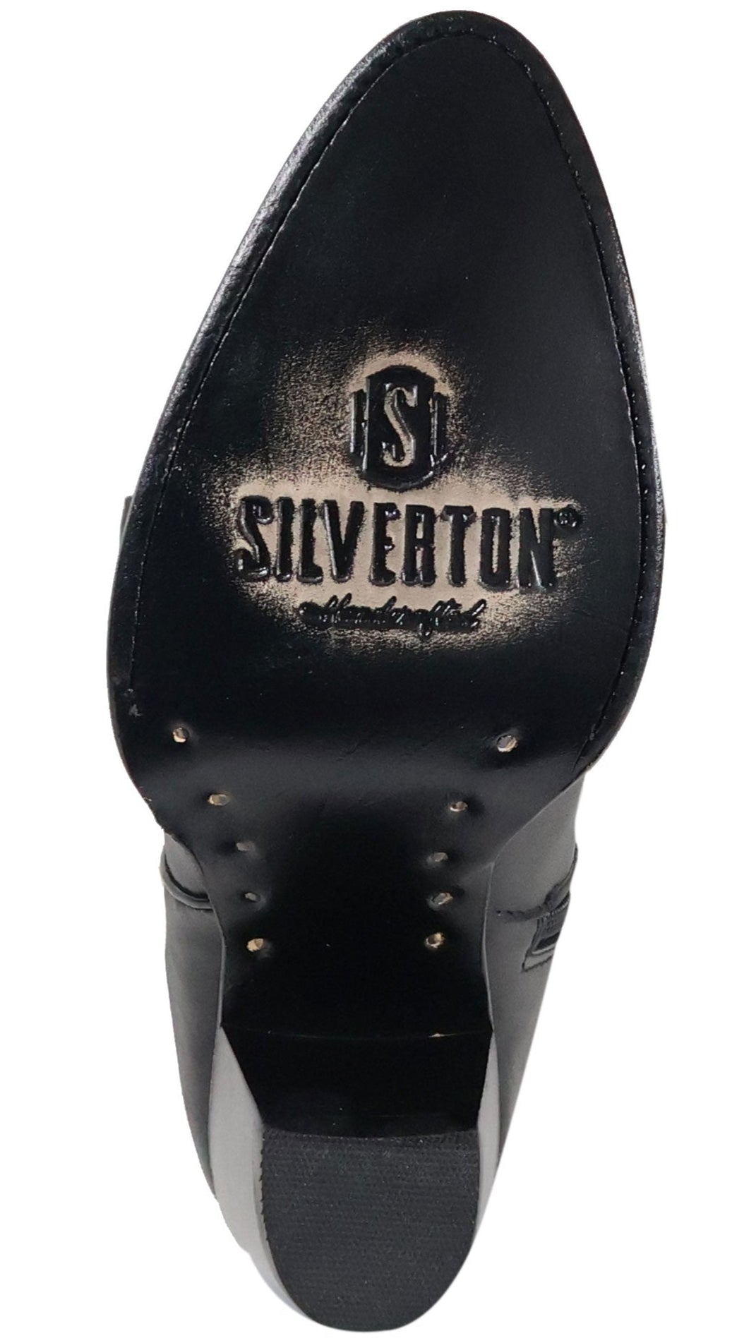 Silverton Taylor All Leather Snip Toe Knee High Boots (Black)