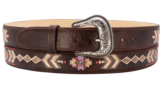 Silverton Indiana All Leather Western Belt (Shedron)