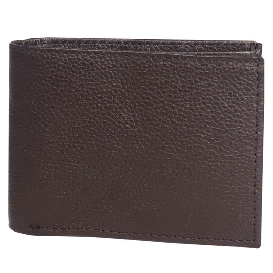 Silverton Clay All Leather Bi-Fold Wallet (Brown)