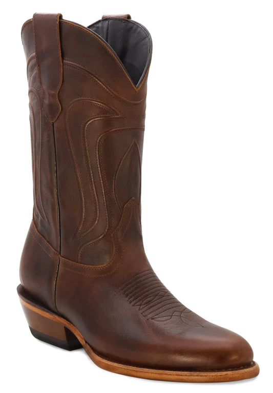 Silverton Dallas All Leather Round Toe Boots (Honey)