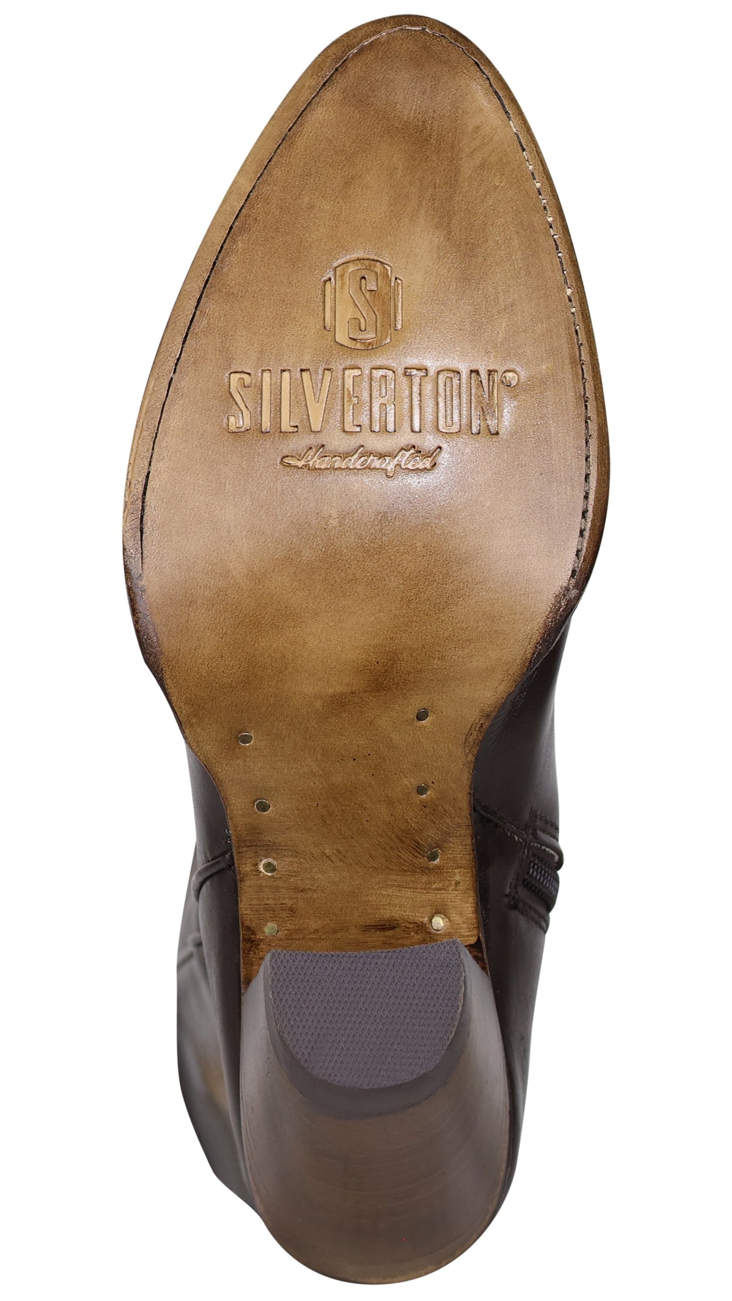 Silverton Destiny All Leather Snip Toe Knee High Boots (Brown)