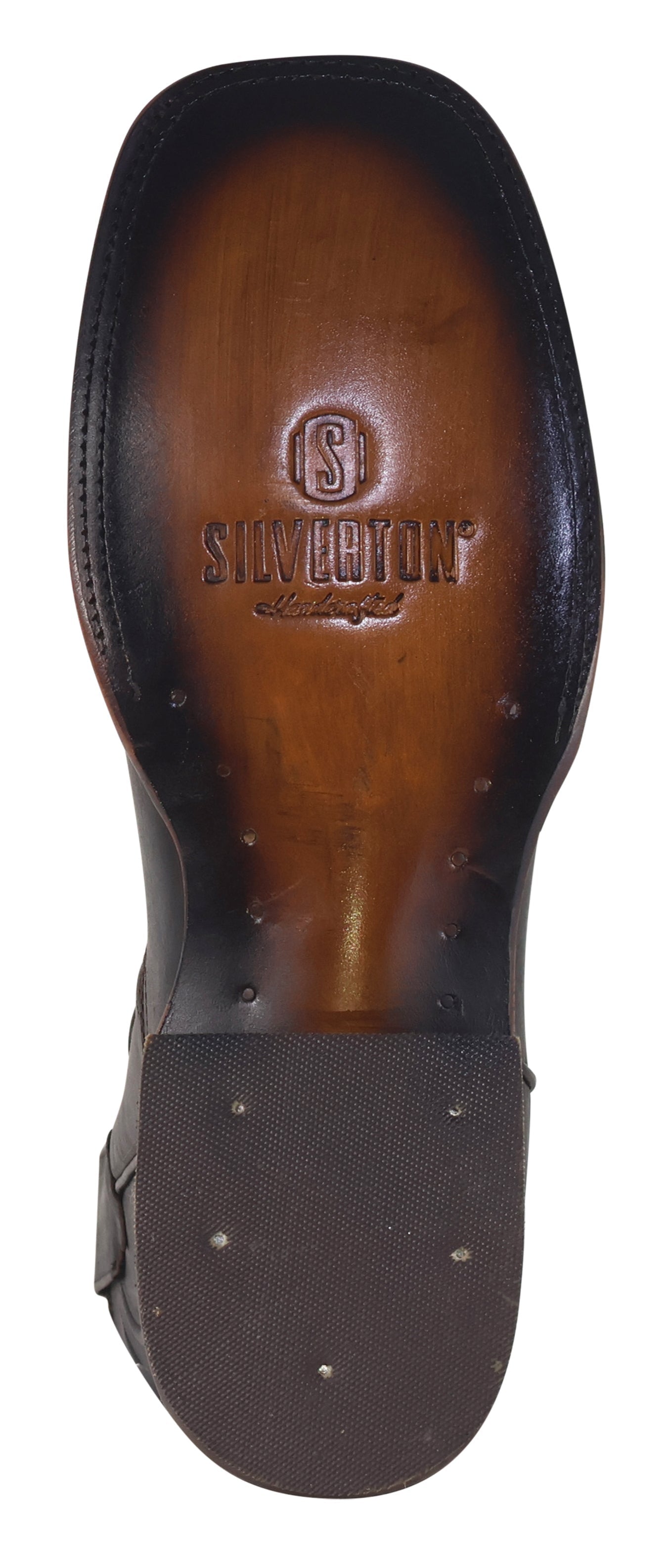 Silverton Edison All Leather Wide Square Toe Boots (Brown)