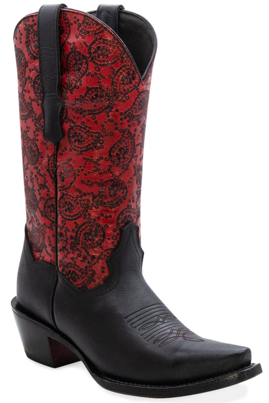 Silverton Emma All Leather Snip Toe Boots (Black)