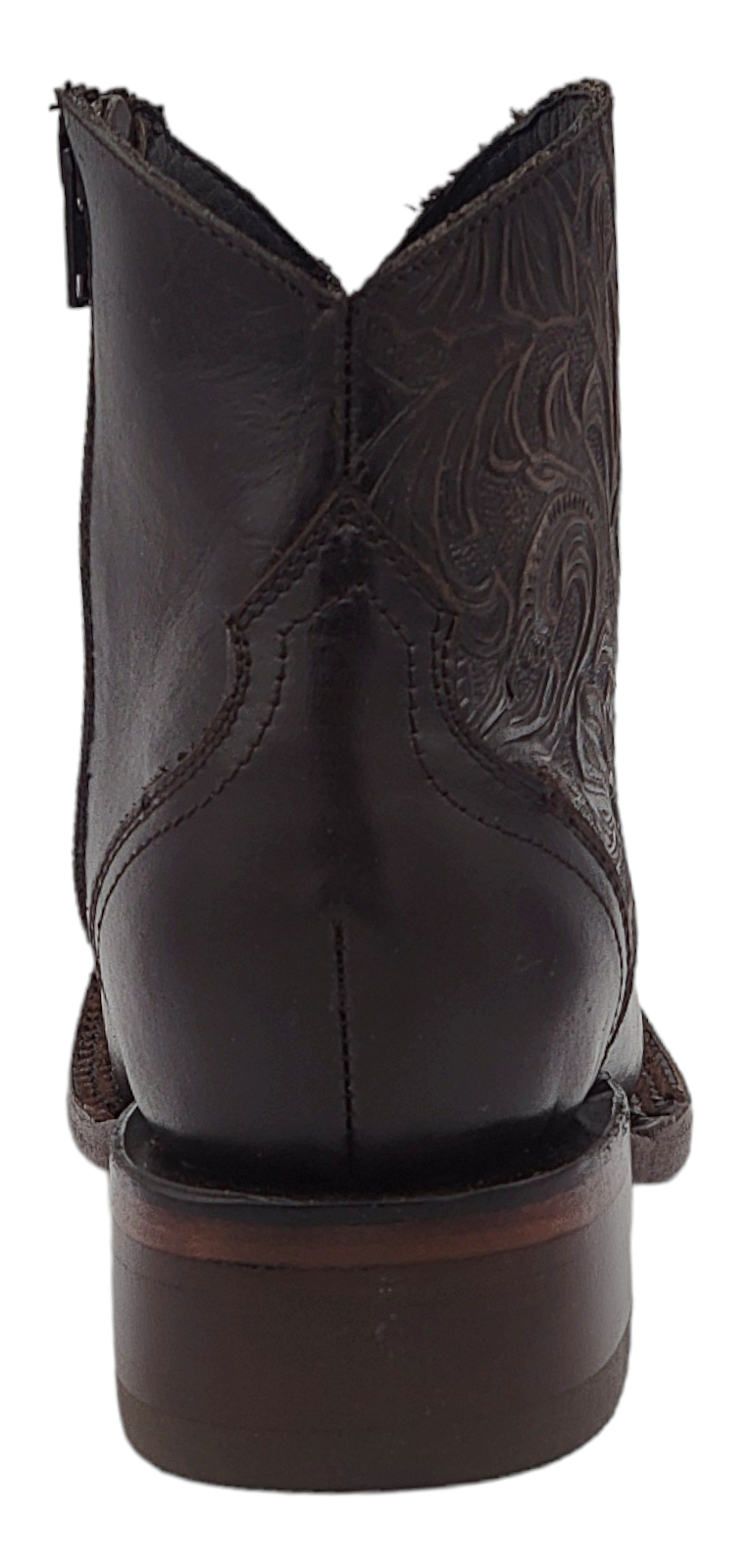 Silverton Nelly All Leather Square Toe Short Boots (Chocolate)