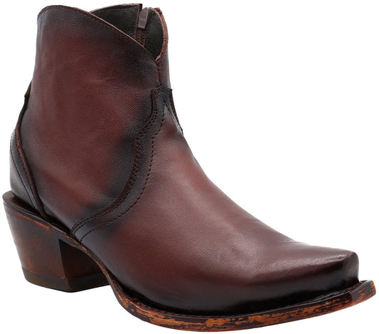Silverton Patty All Leather Snip Toe Short Boots (Chocolate)