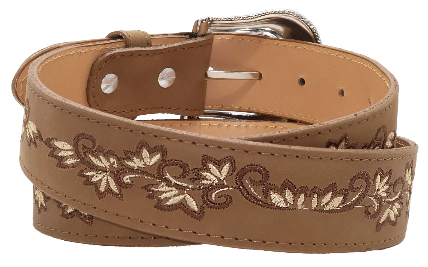 Silverton Amanda All Leather Western Belt (Tobacco)