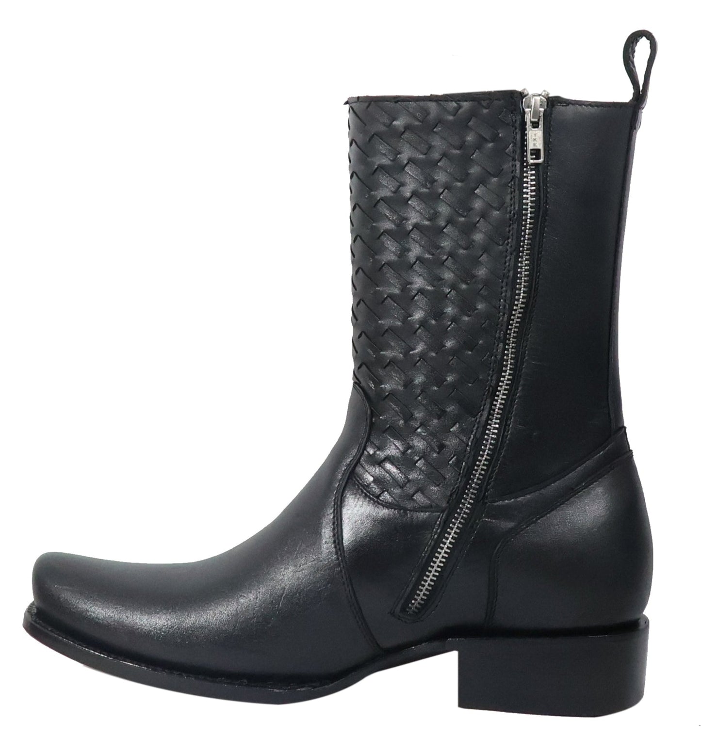 Silverton Chance All Leather Square Toe Boots (Black)
