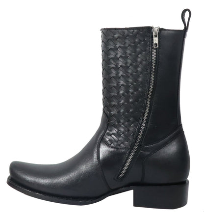 Silverton Chance All Leather Square Toe Boots (Black)