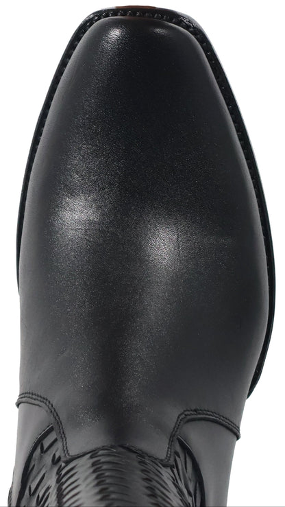 Silverton Chance All Leather Square Toe Boots (Black)