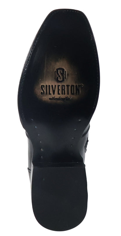 Silverton Chance All Leather Square Toe Boots (Black)