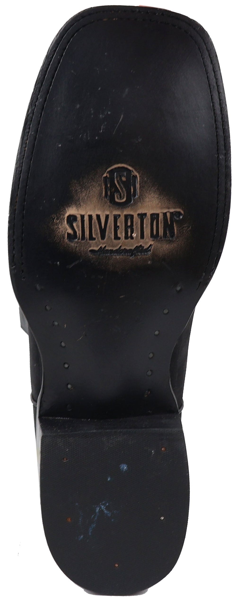 Silverton Jasper All Leather Wide Square Toe Boots (Black)