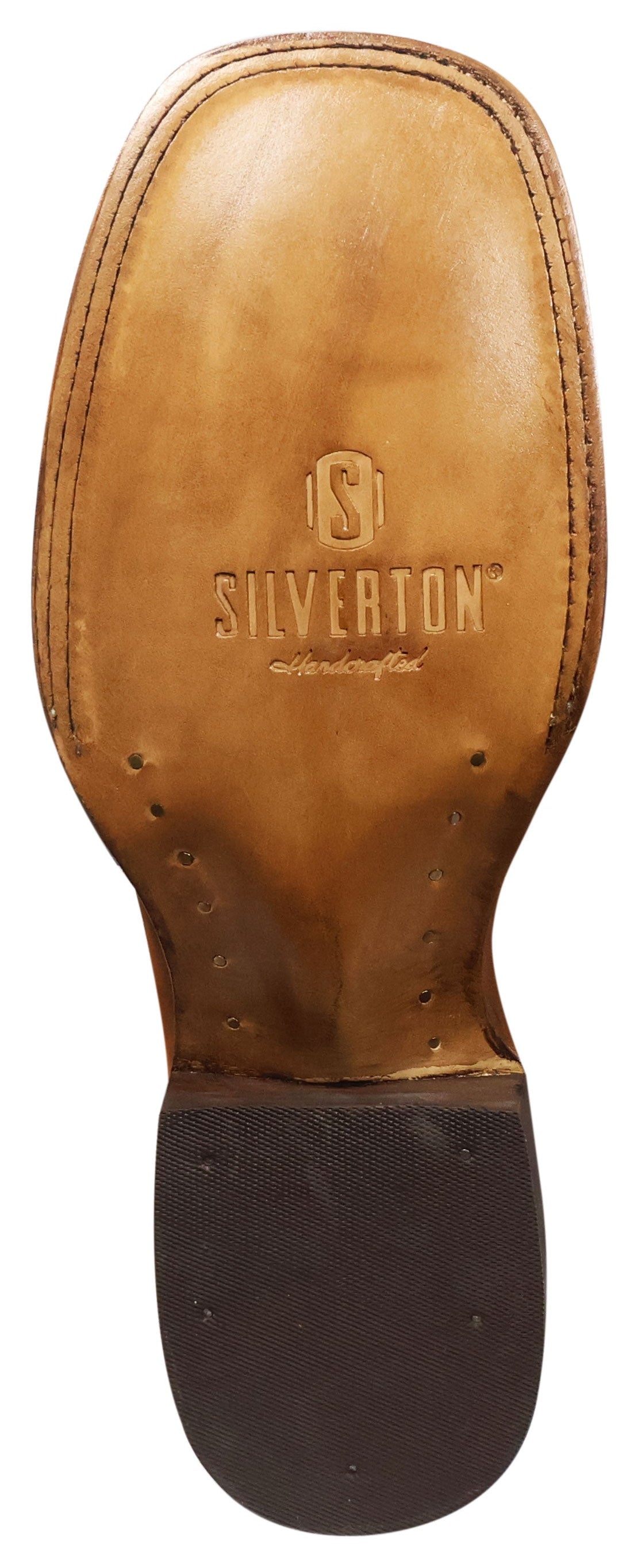 Silverton Jasper All Leather Wide Square Toe Boots (Tobacco)