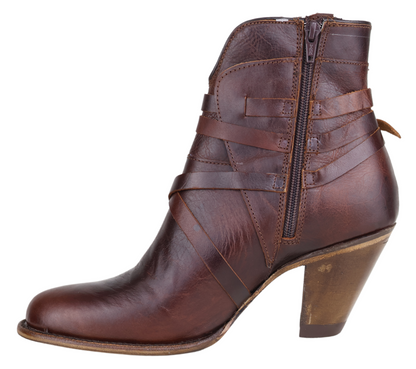 Silverton Baker All Leather Round Toe Short Boots (Shedron)