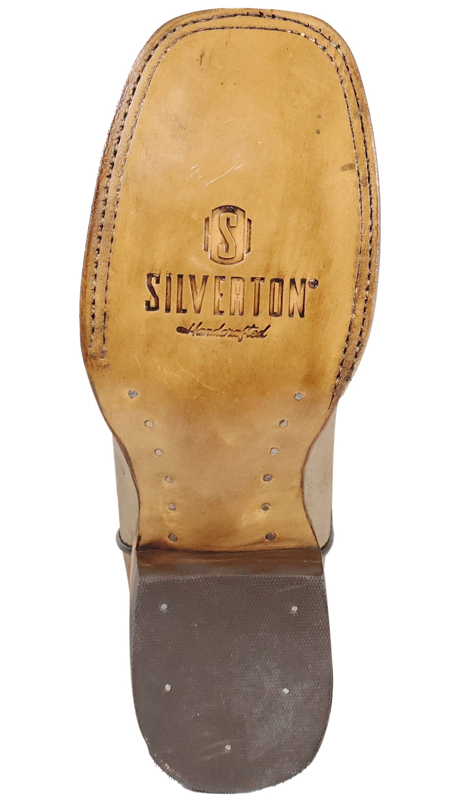 Silverton Chloe Fringe All Leather Wide Square Toe Boots (Beige)