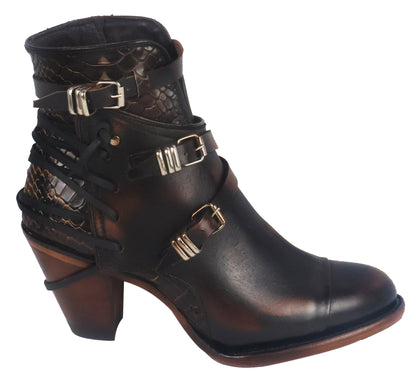 Silverton Crue All Leather Round Toe Short Boots (Desert)