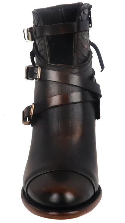 Silverton Crue All Leather Round Toe Short Boots (Desert)