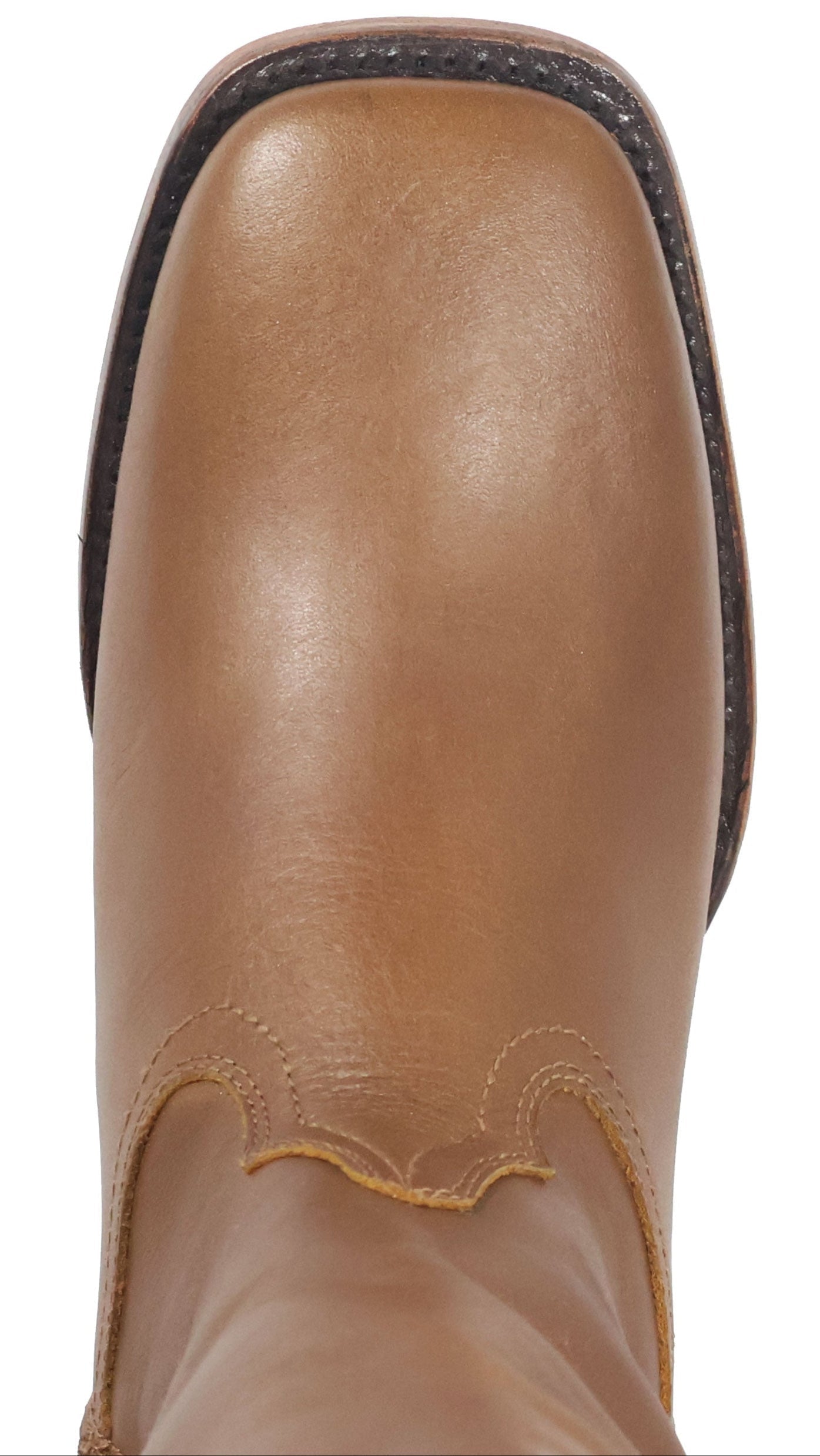 Silverton Eleanor All Leather Wide Square Toe Knee High Boots (Honey)