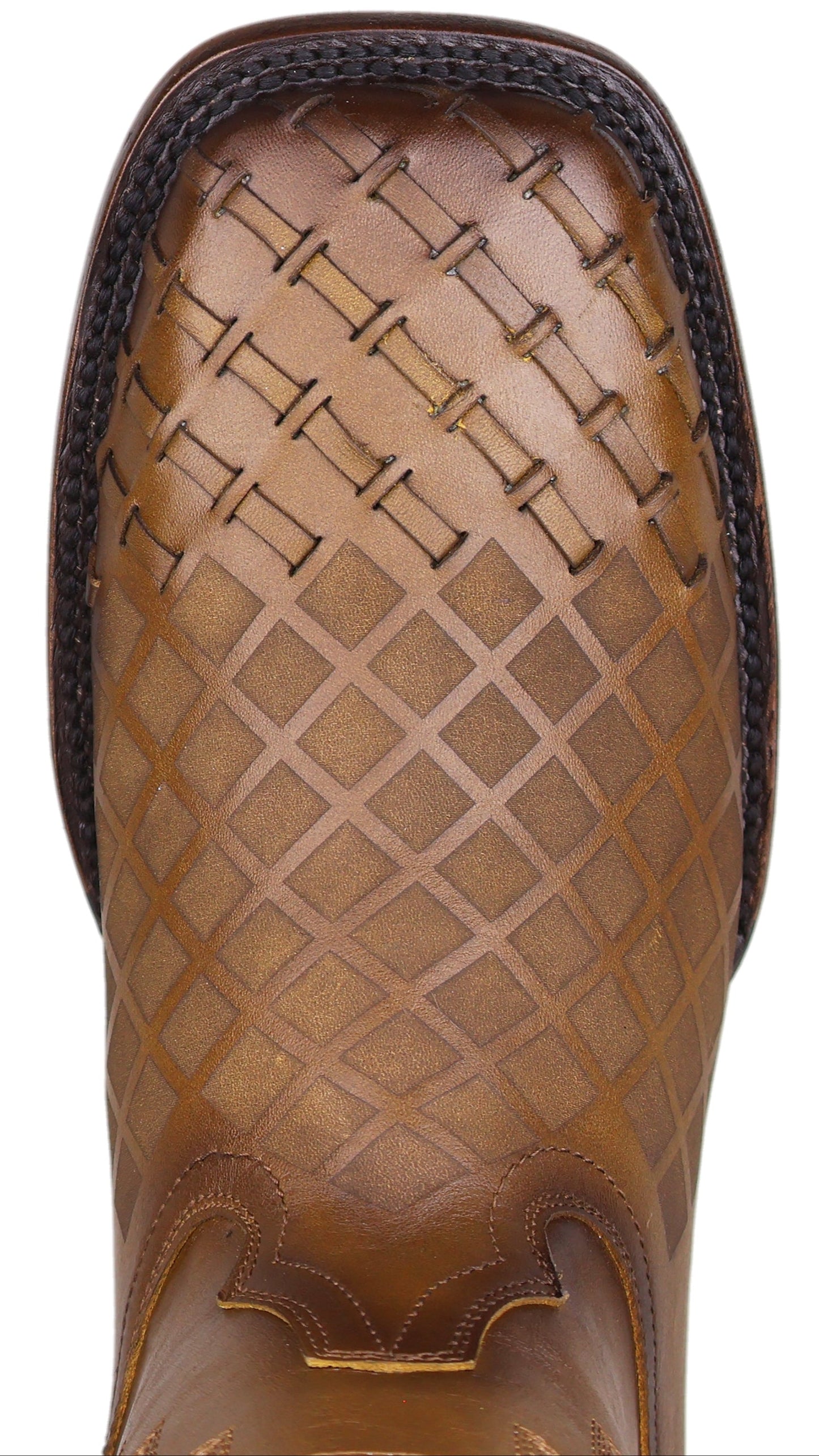 Silverton Finn All Leather Wide Square Toe Boots (Honey)