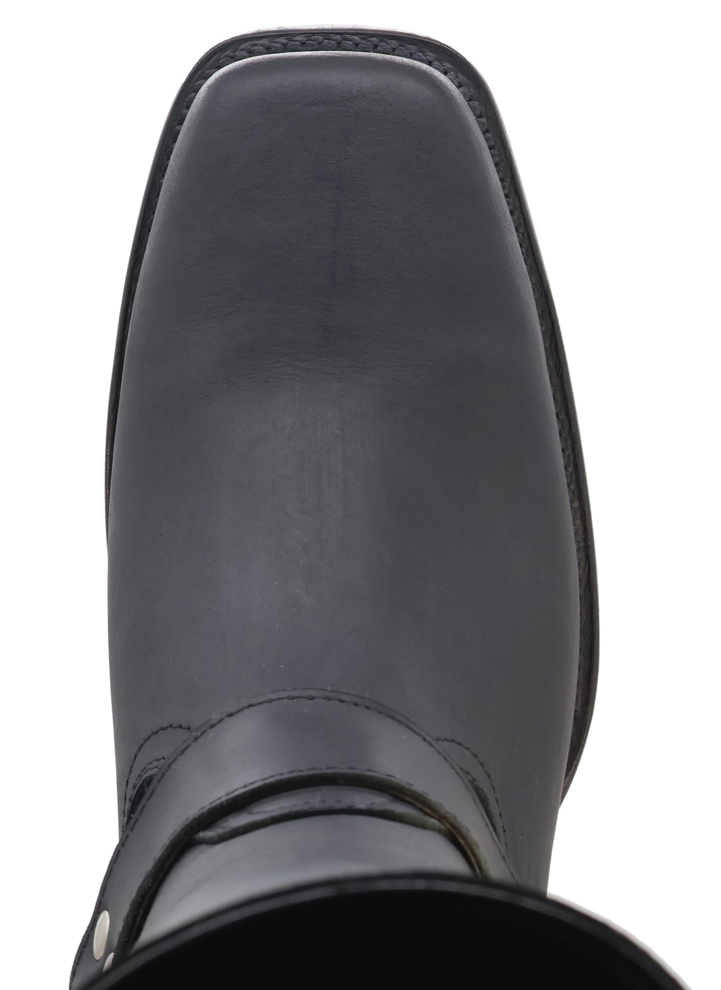 Silverton Harley All Leather Square Toe Boots (Black)