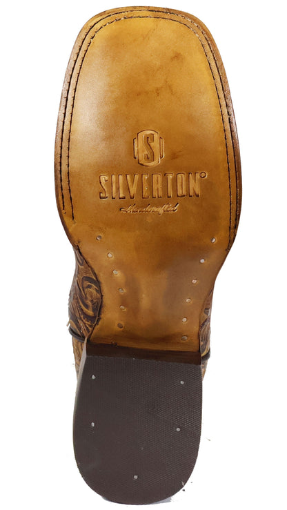 Silverton Miranda All Leather Wide Square Toe Boots (Honey)