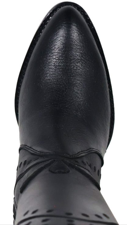 Silverton Nora All Leather Snip Toe Knee High Boots (Black)
