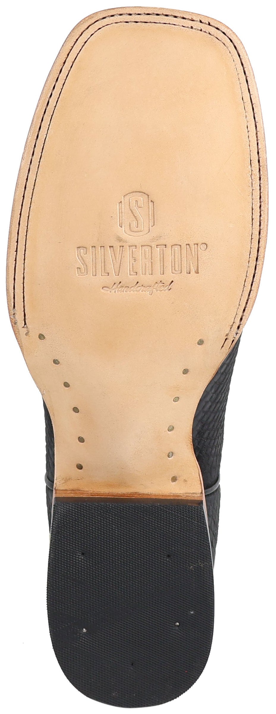 Silverton Peyton All Leather Wide Square Toe Boots (Black)