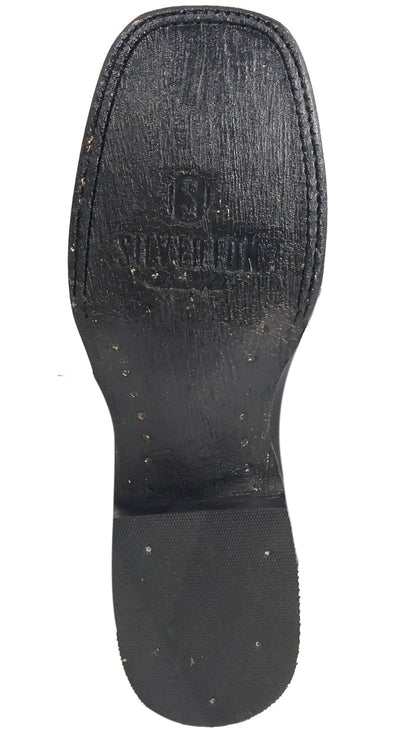 Silverton Sara All Leather Wide Square Toe Boots (Black)