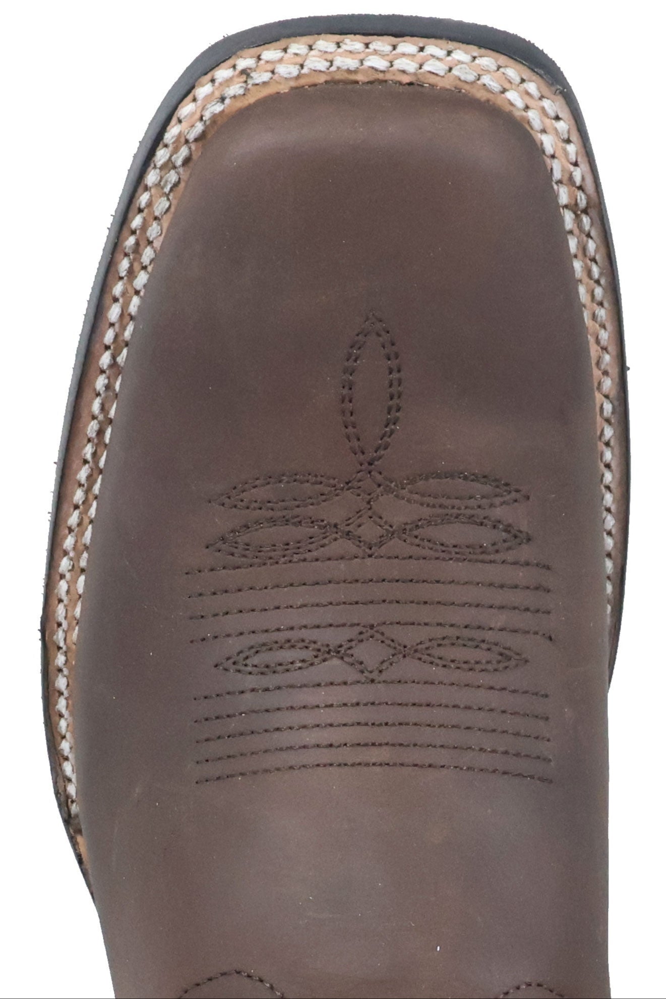 Silverton Stockton All Leather Square Toe Boots (Chocolate)