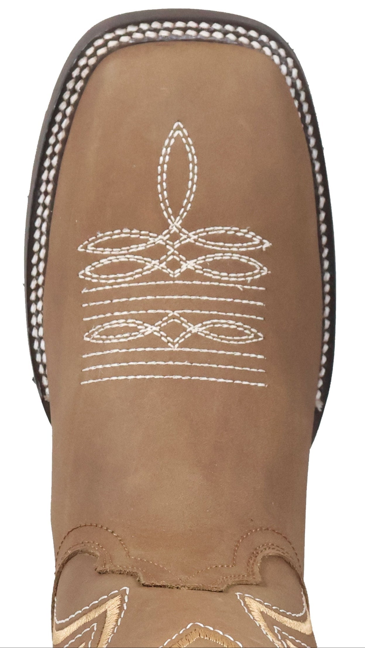 Silverton Weston All Leather Wide Square Toe Boots (Tobacco)