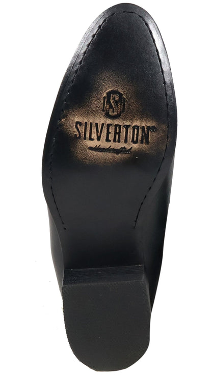 Silverton Napa All Leather Round Toe Short Boots (Black)