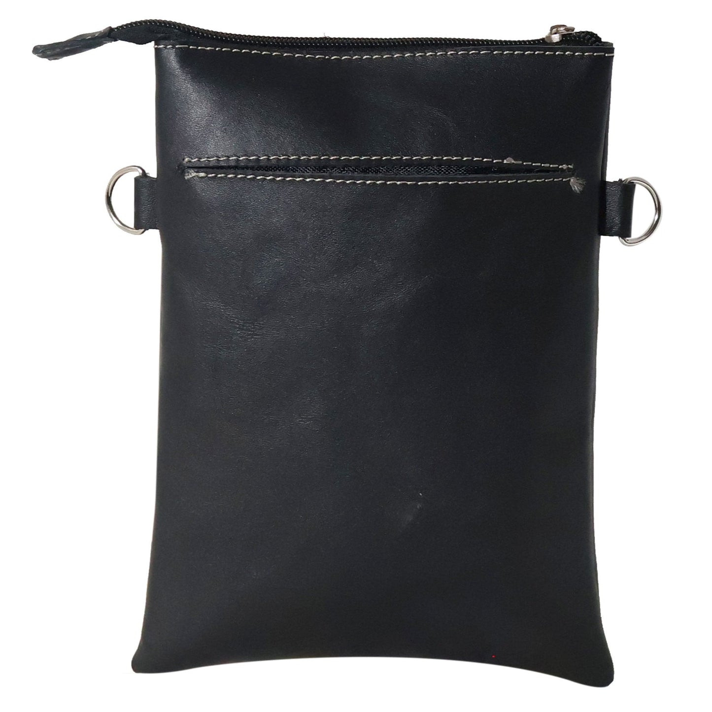 Silverton Celina All Leather Western Crossbody Bag (Black)