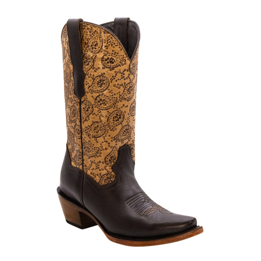 Silverton Emma All Leather Snip Toe Boots (Brown)