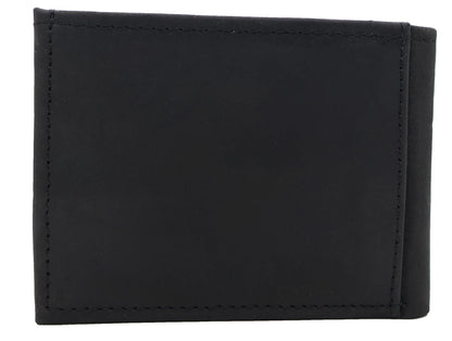 Silverton All Leather Patriot Bi-Fold Wallet (Black)