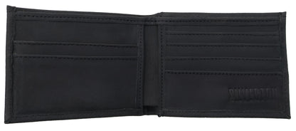 Silverton All Leather Patriot Bi-Fold Wallet (Black)