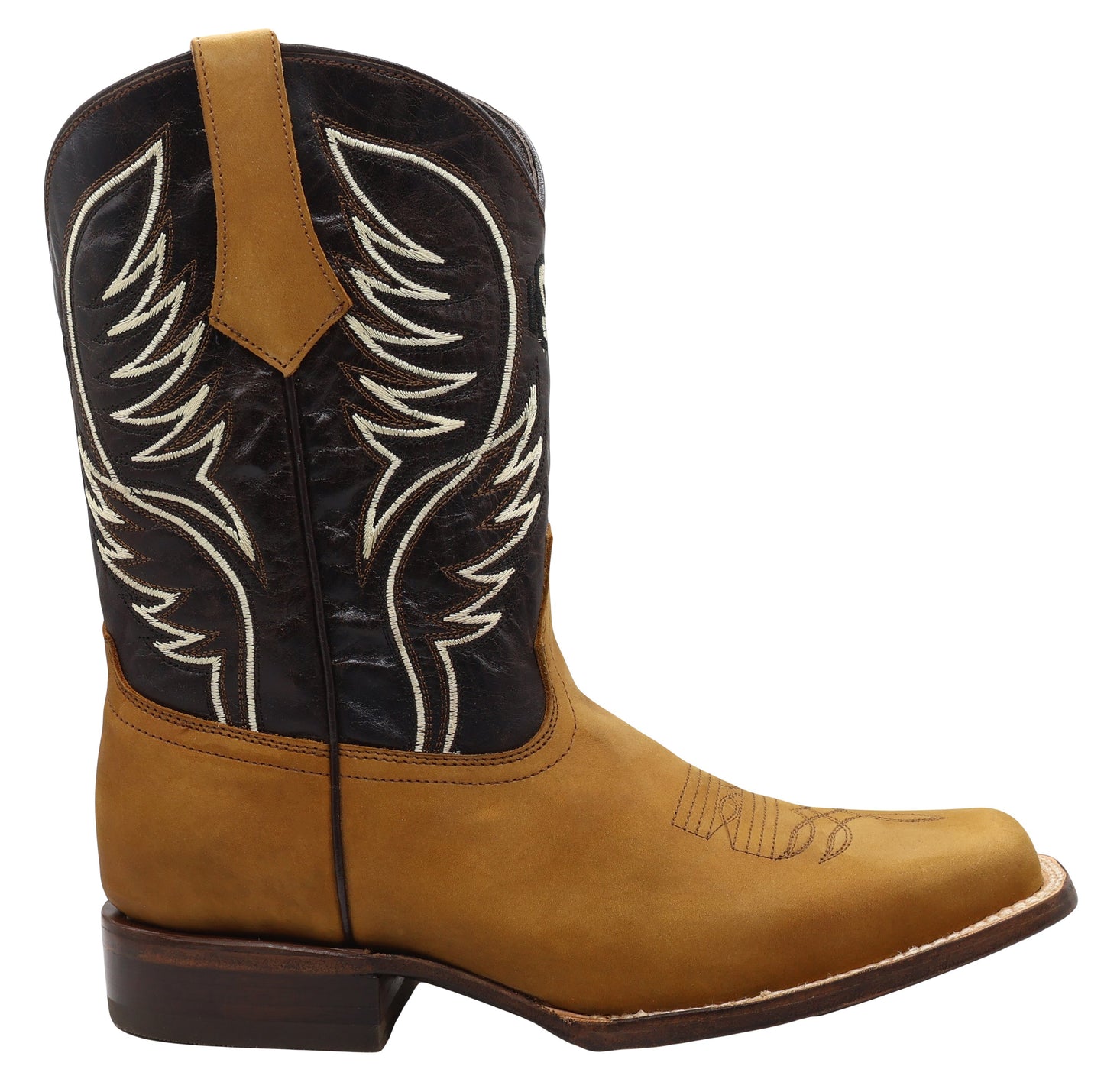 Silverton® All Leather Square-Toe Boots (Honey)