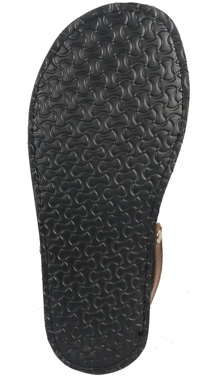 Silverton Louis All Leather Cross Strap Sandals (Honey)