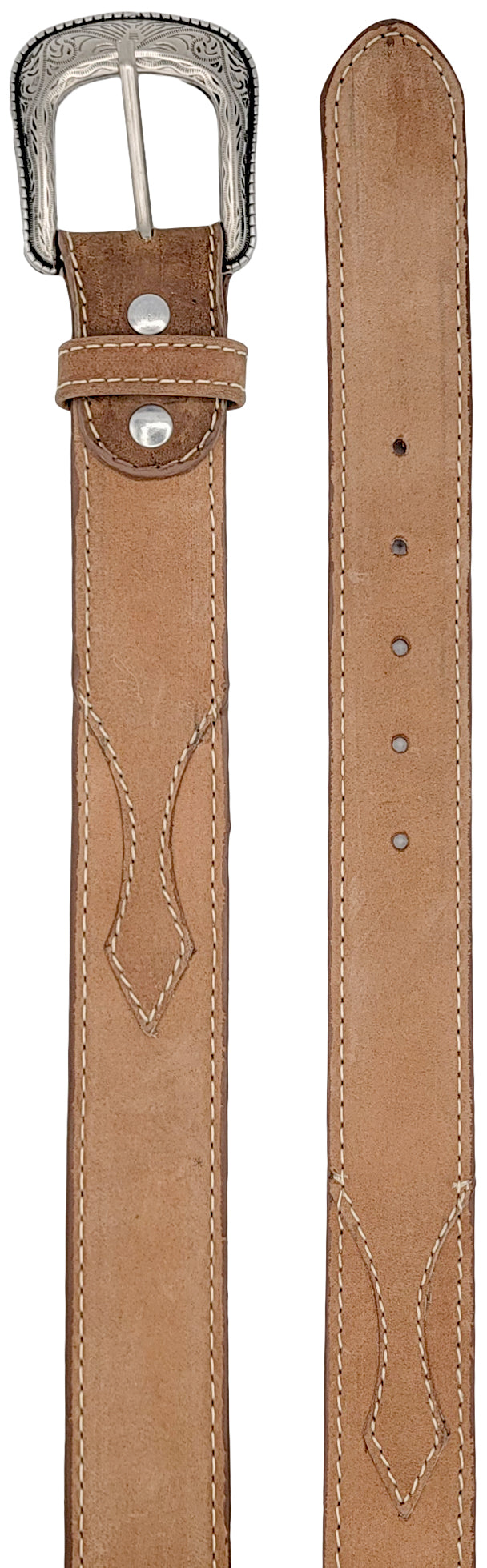 Silverton Arrow All Leather Western Belt (Tobacco)