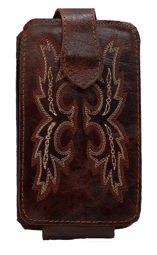 Silverton All Leather Charlie Cell Holster (Shedron)