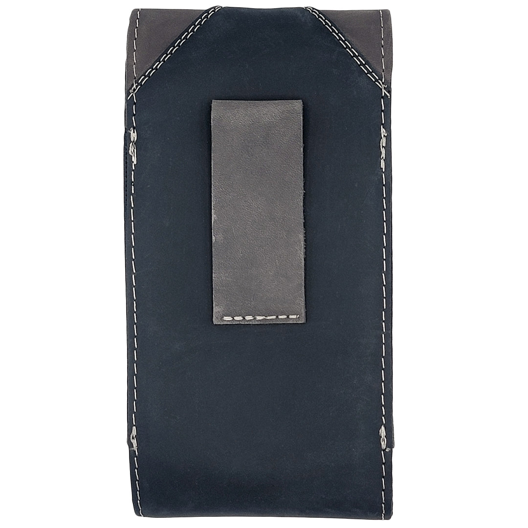 Silverton All Leather Arrow Cell Holster (Black/Grey)