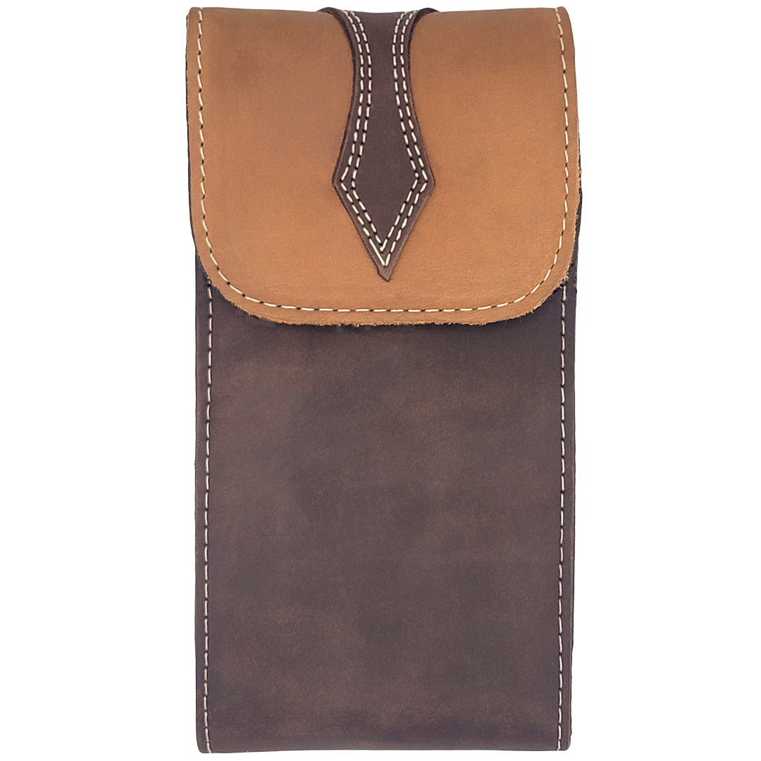 Silverton All Leather Arrow Cell Holster (Brown/Tobacco)