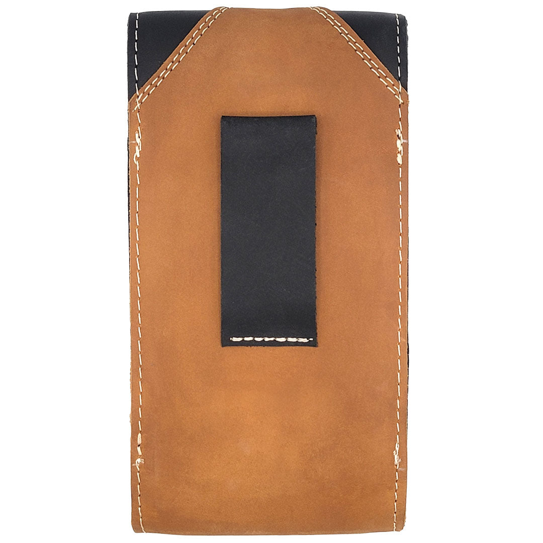 Silverton All Leather Arrow Cell Holster (Honey/Black)