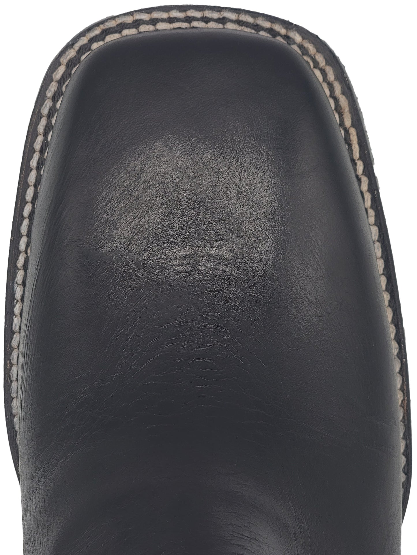 Silverton Kingston All Leather Wide Square Toe Short Boots (Black)