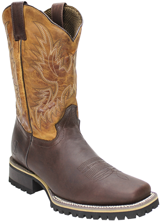 Silverton Silverado Square Toe Boots (Brown)